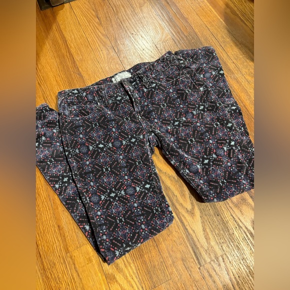 Free People Pants - Free People Purple Velvet Skinny leg Pants Jeans 24 low rise